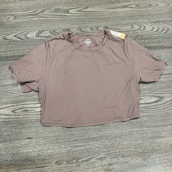NWT Skims Fits Everybody Super Cropped T-Shirt Crewneck Short Sleeve Umber 3X - Picture 1 of 4